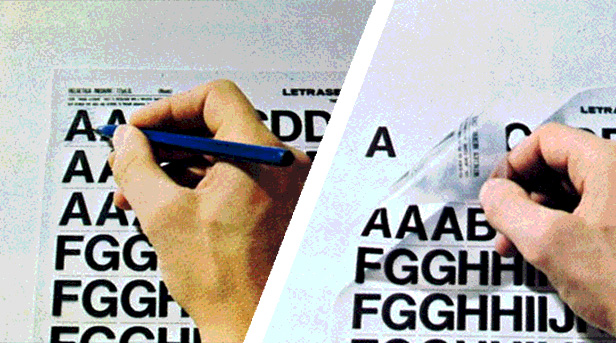 Letraset Bogen